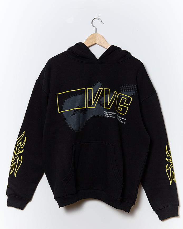 MIDNIGHT RIOT FLAME HOODIE